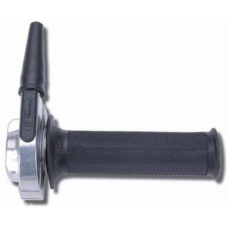 Acelerador DOMINO HF pulido monocable con puños- motoscamaralweb.com