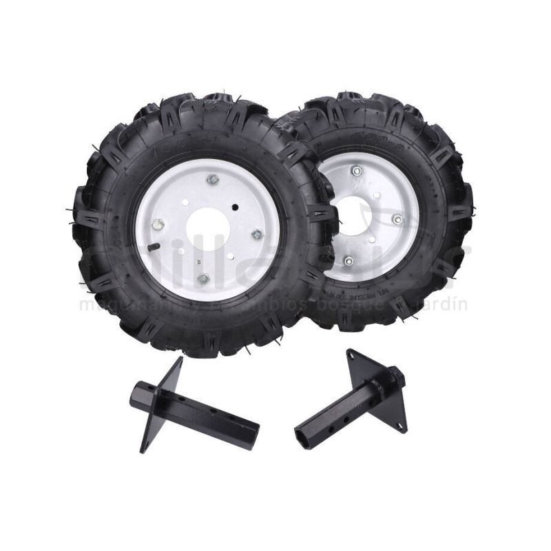 JUEGO RUEDAS COMPLETO 4.00-8 MC509 - AMBOS LADOS - motoscamaralweb.com