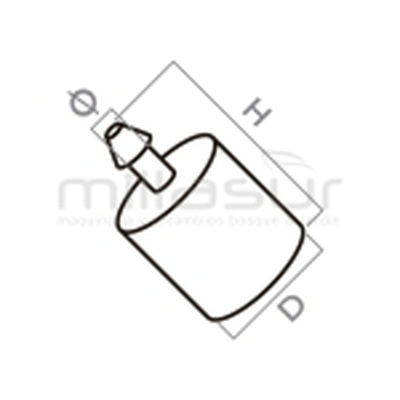 FILTRO GASOLINA PROF. 6.3 mm. - motoscamaralweb.com