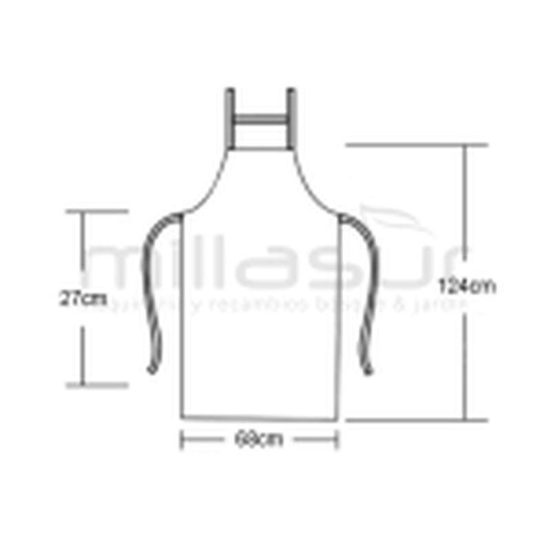 MANDIL DE PROTECCION 68x124 CM - motoscamaralweb.com