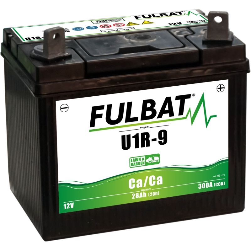 BATERIA CALCIO (CA/CA) U1R-9 SIN MANTEN. 28AH ( 195 x 130 x 180 ) +DCHA. - motoscamaralweb.com