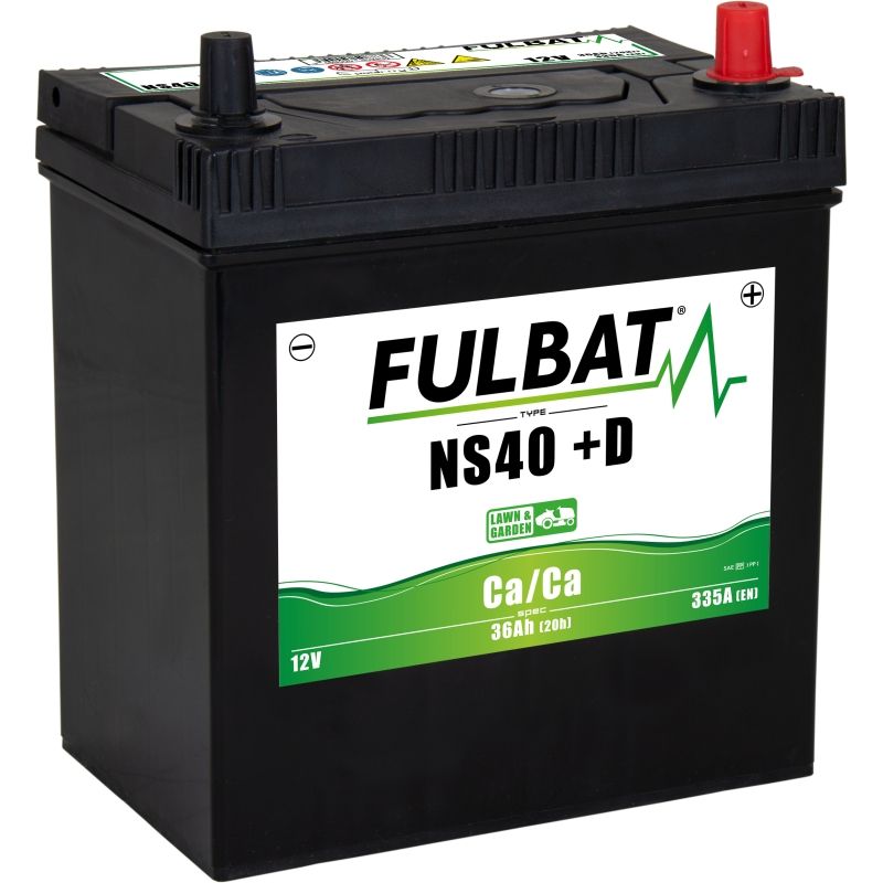 BATERIA CALCIO (CA/CA) NS40 SIN MANTEN. 36AH ( 195 x 126 x 221 ) +DCHA. - motoscamaralweb.com