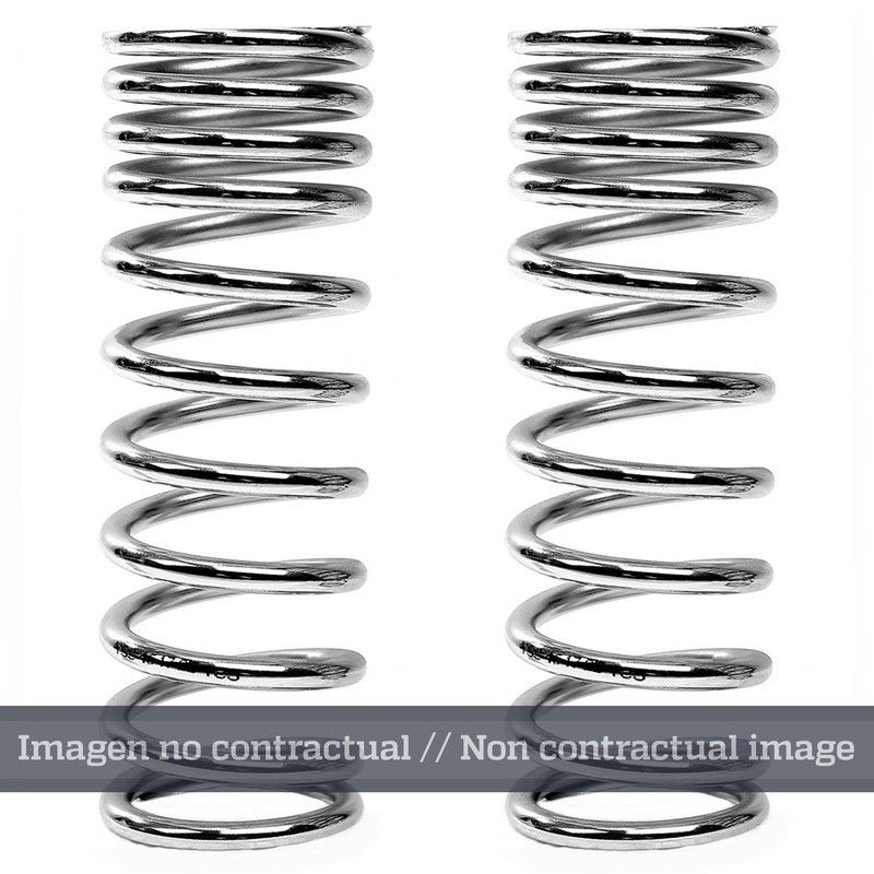 Muelle de amortiguador trasero YSS progresivo cromado 46-17-25-180- mo