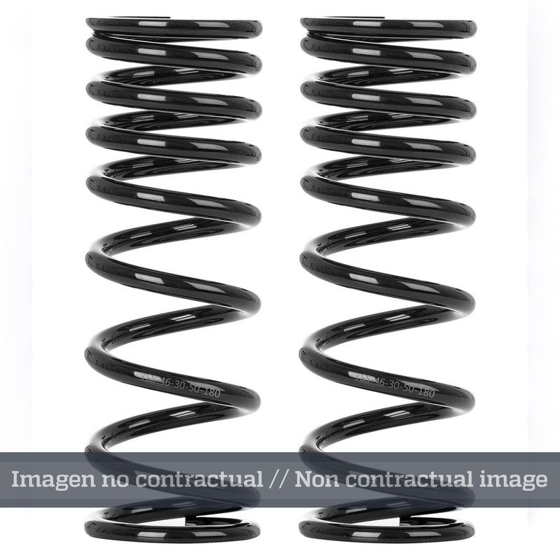 Muelle de amortiguador trasero YSS progresivo negro 46-25-45-220- moto