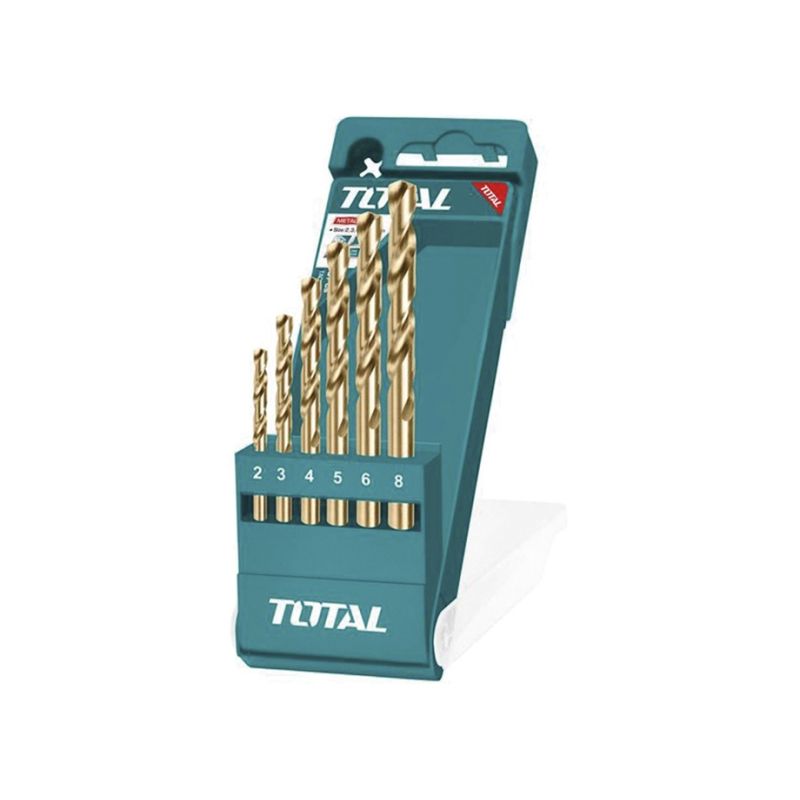 BLISTER 6 BROCAS HSS TALADRO METAL (2. 3. 4. 5. 6. 8) - motoscamaralweb.com