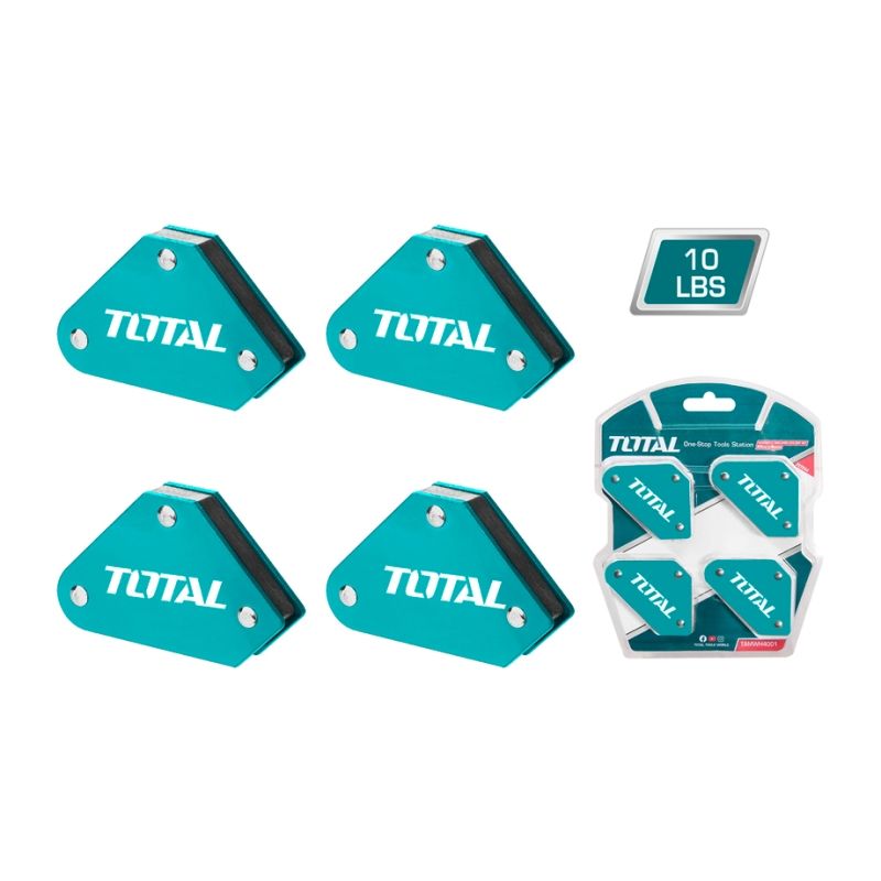 4 MINI SOPORTES MAGNETICOS PARA SOLDAR (7x4.2x1.2MM 4.5KG) TOTAL - motoscamaralweb.com