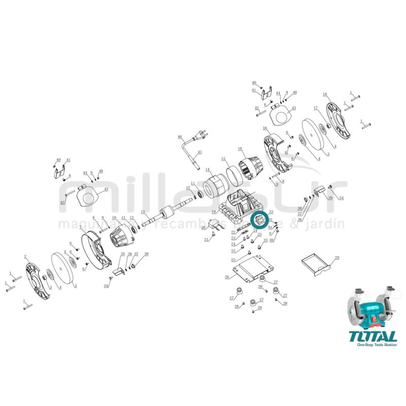 INTERRUPTOR ESMERIL TBG15015 - motoscamaralweb.com