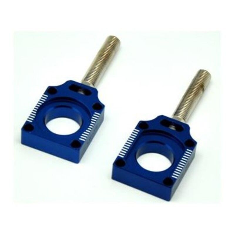 Tensores de eje trasero Yamaha azul V PARTS - motoscamaralweb.com