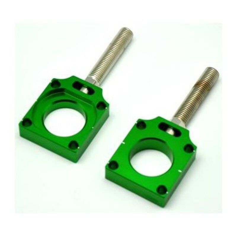Tensores de eje trasero Kawasaki verde V PARTS - motoscamaralweb.com