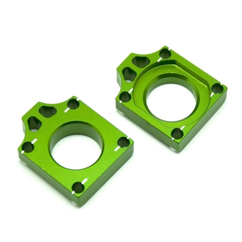 Tensores de eje trasero Kawasaki verde V PARTS - motoscamaralweb.com