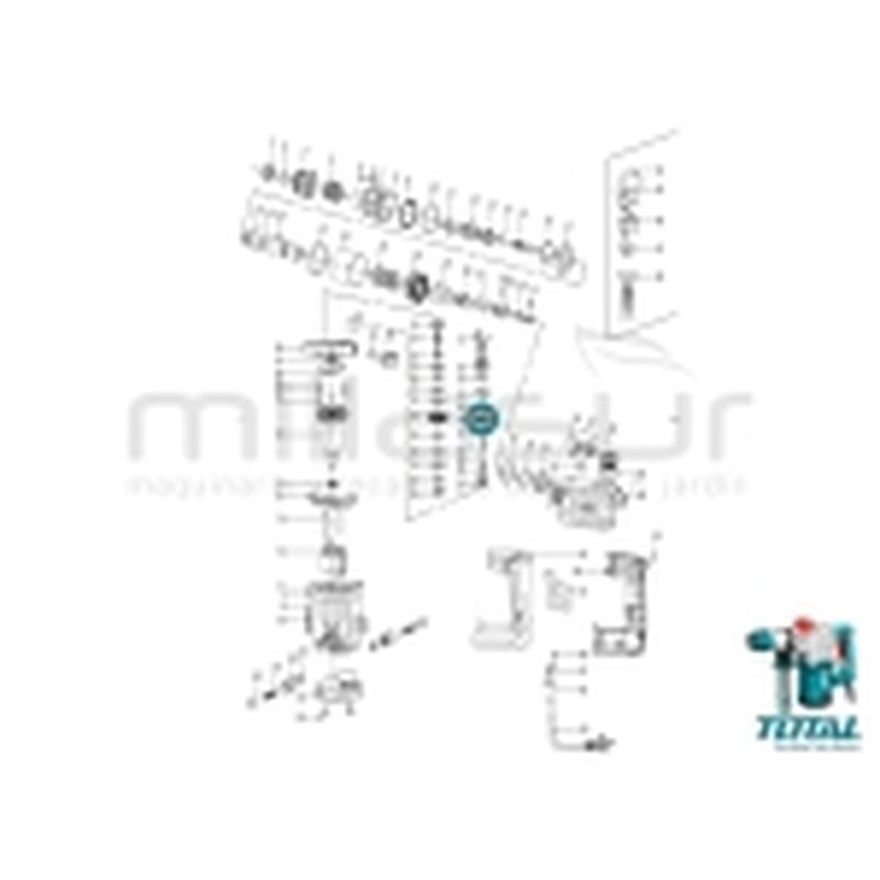 PIÑON INTERNO 27 DIENTES MARTILLO TH110286 - motoscamaralweb.com