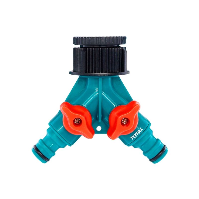 CONECTOR GRIFO 1 CON DOBLE SALIDA MANGUERA 3/4 TOTAL - motoscamaralweb.com