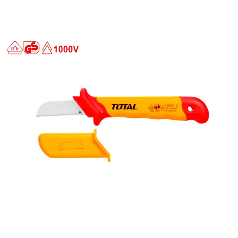 CUCHILLO AISLANTE ELECTRICISTA 1000V - TOTAL - motoscamaralweb.com