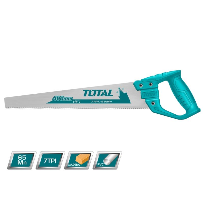 SIERRA PARA MADERA-PVC 400mm - 16 65Mn - TOTAL - motoscamaralweb.com