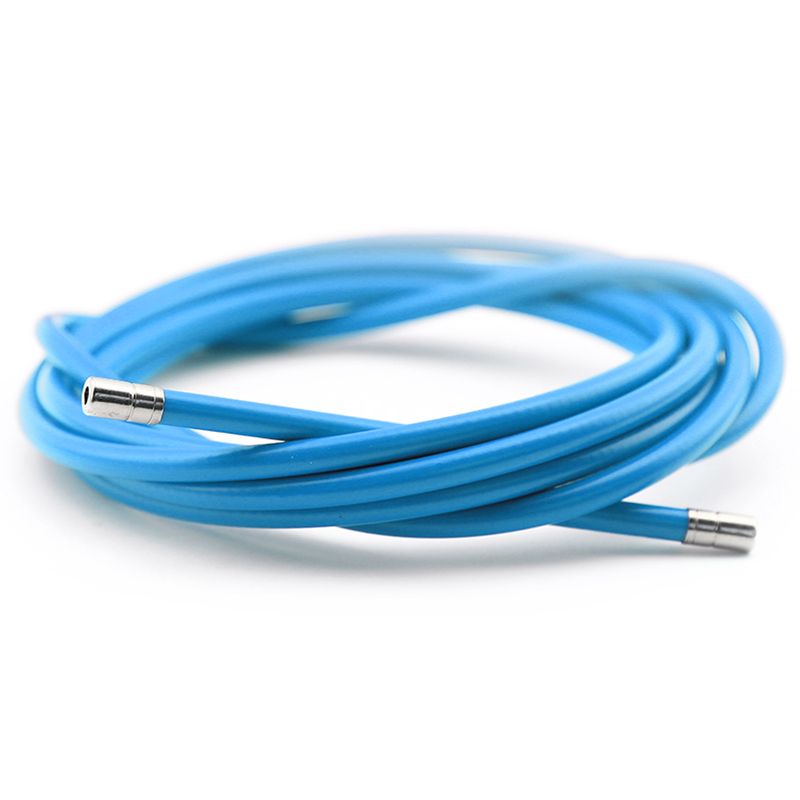 Funda cable acero laminado Ø5 Azul 2m - motoscamaralweb.com