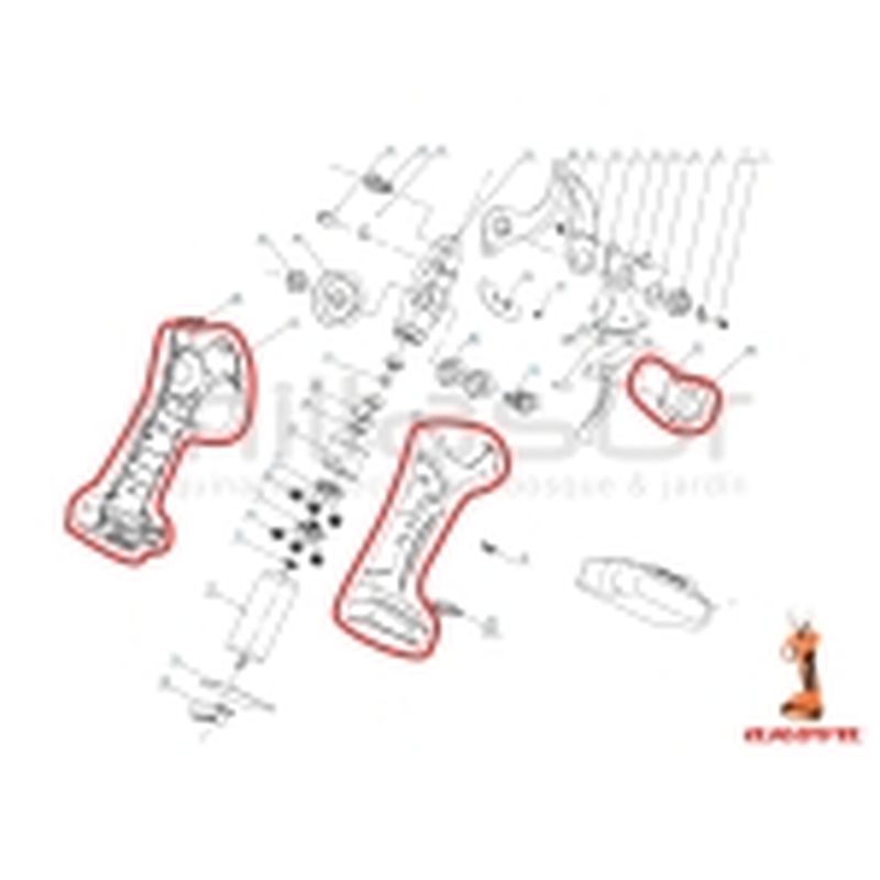 CARCASAS COMPLETA TIJERA TPB3003 (17+18+39) - motoscamaralweb.com