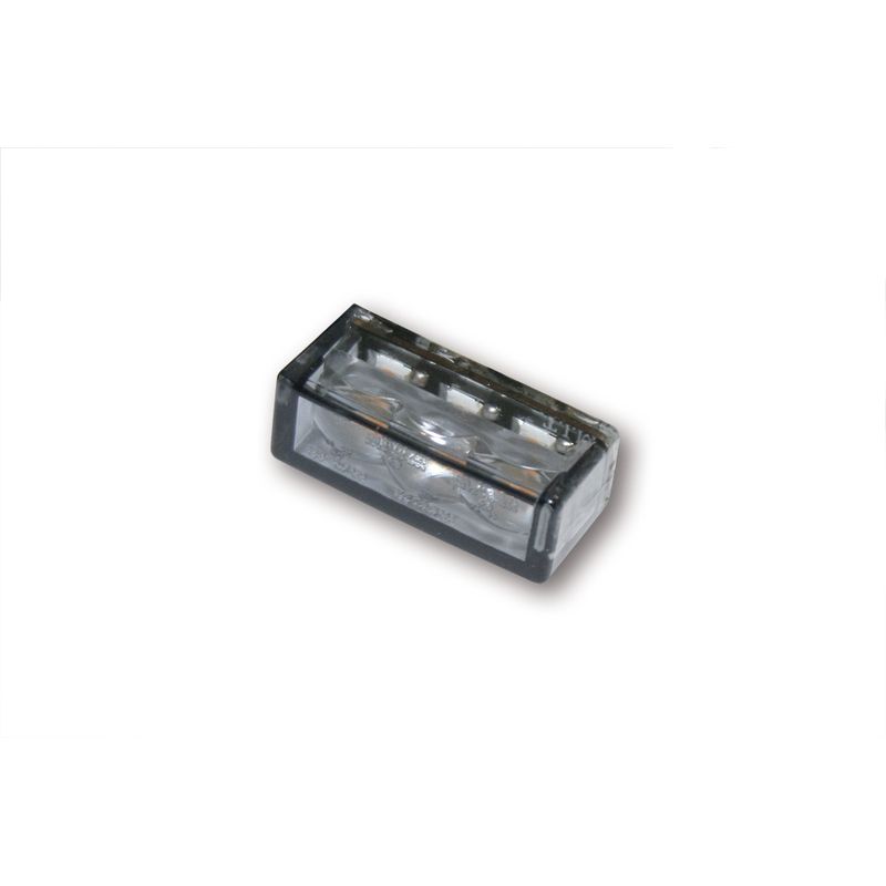 Intermitente LED HIGHSIDER smart Cube-H - cristal ahumado - homologado E - Pareja - motoscamaralweb.com