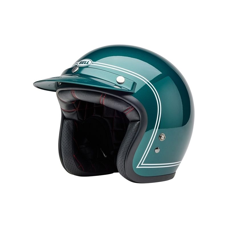 Casco BELL Custom 500 - Steve McQueen Riverside Metallic Green - motoscamaralweb.com