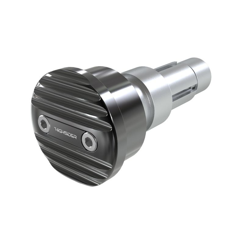 Contrapesos de manillar HIGHSIDER pro Wave - negro - motoscamaralweb.com