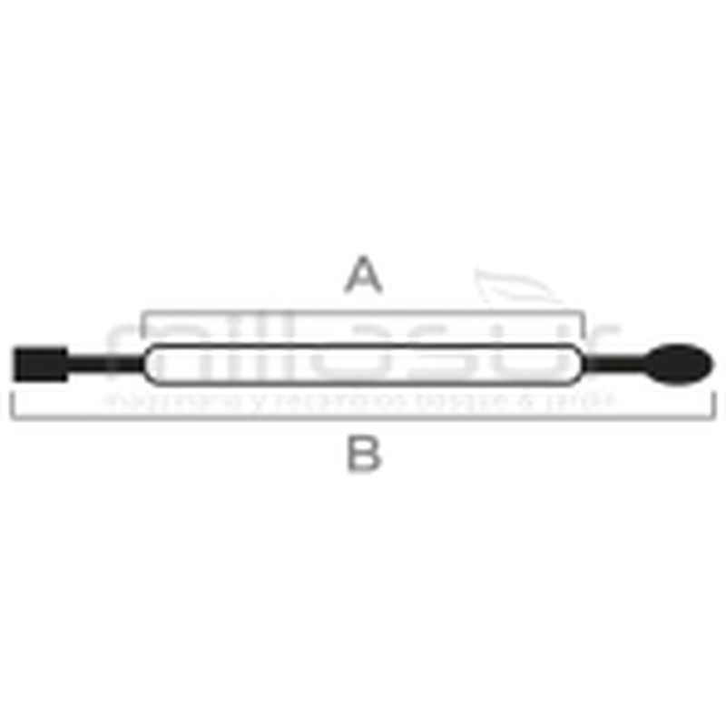 CABLE ACELERADOR KAWAS.TD40. TD48. TH43. TH48 CORTO - motoscamaralweb.com