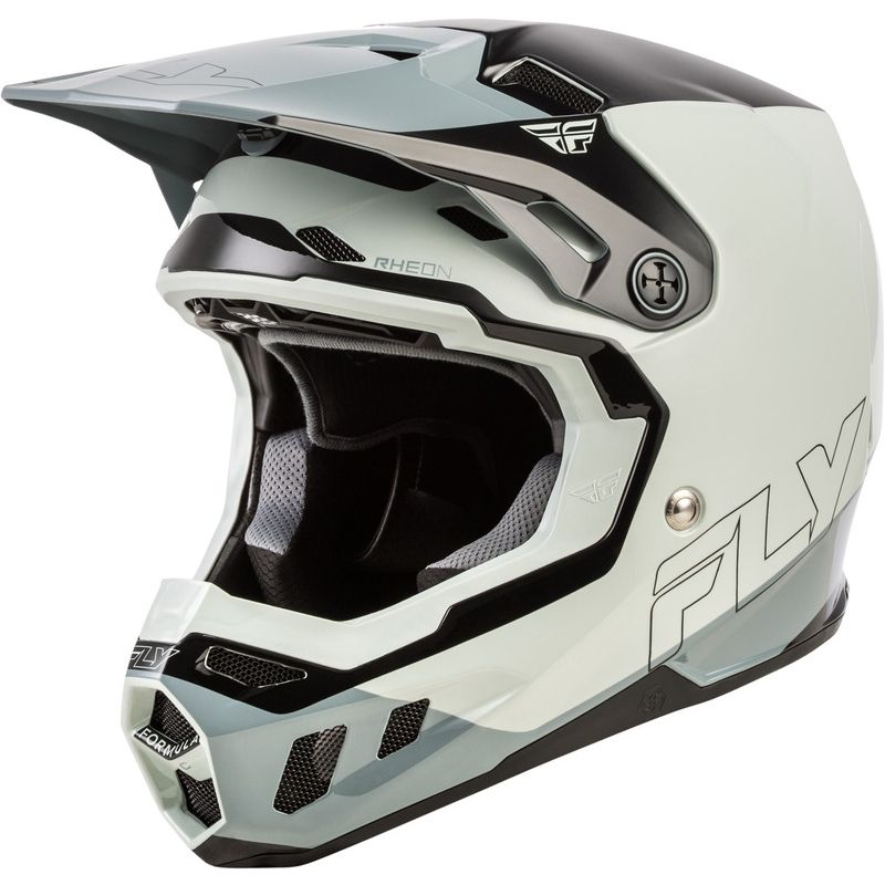 Casco FLY RACING Formula CC Glide - gris/negro - motoscamaralweb.com
