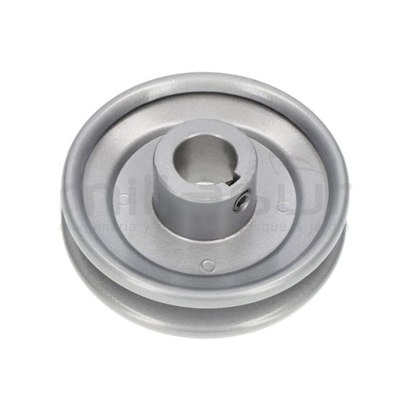 POLEA METALICA TROPEZOIDAL 88.9 X 19 - CHAVETERO 4.8 - motoscamaralweb.com