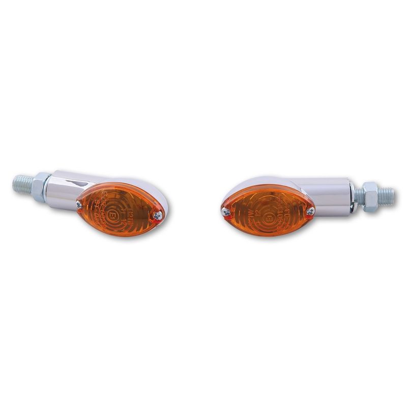 Intermitente LED HIGHSIDER smart CATEYE - cromado - motoscamaralweb.com