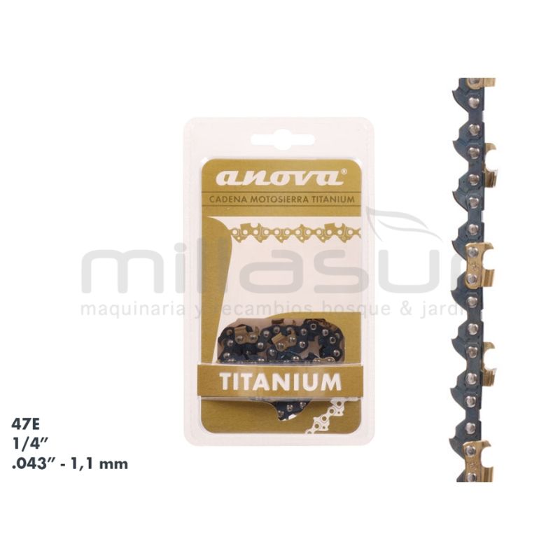 CADENA ANOVA TITANIUM 1/4 - .043 - 47 E - motoscamaralweb.com