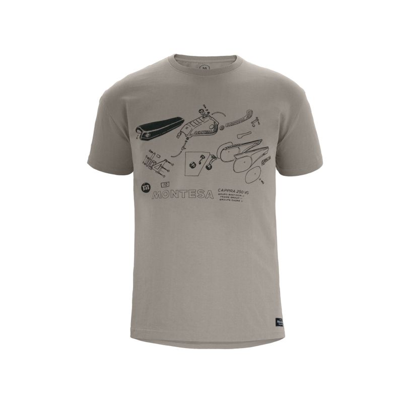Camiseta Montesa Exploded Retro | Motos Camaral