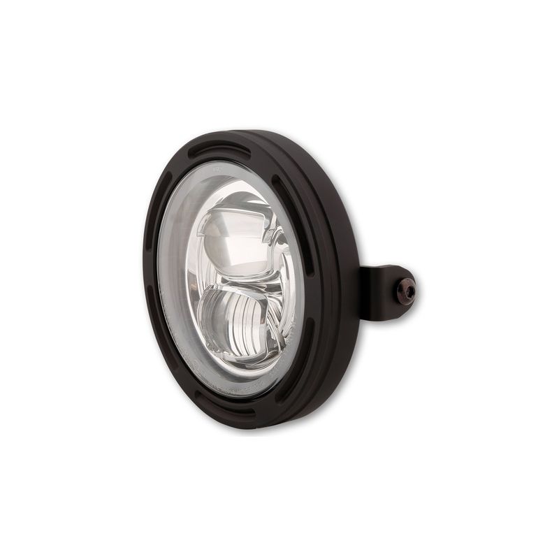 Faro delantero LED HIGHSIDER pro Frame-R2 Type 7 - 5 3/4 inch - negro - motoscamaralweb.com