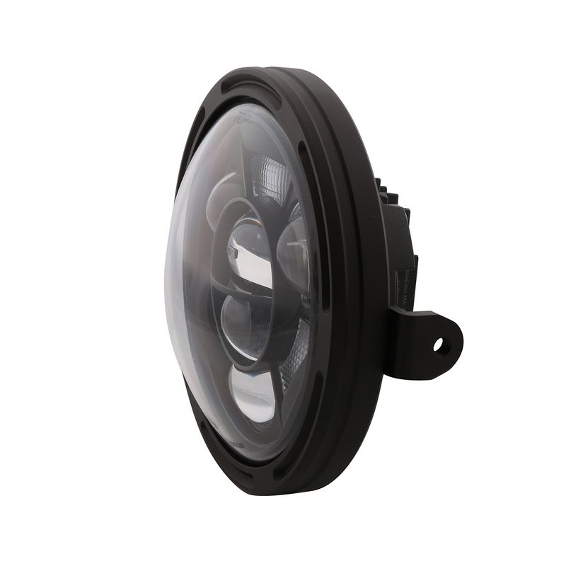 Faro delantero LED HIGHSIDER pro Frame-R1 Type 11 - 7 inch - negro - motoscamaralweb.com