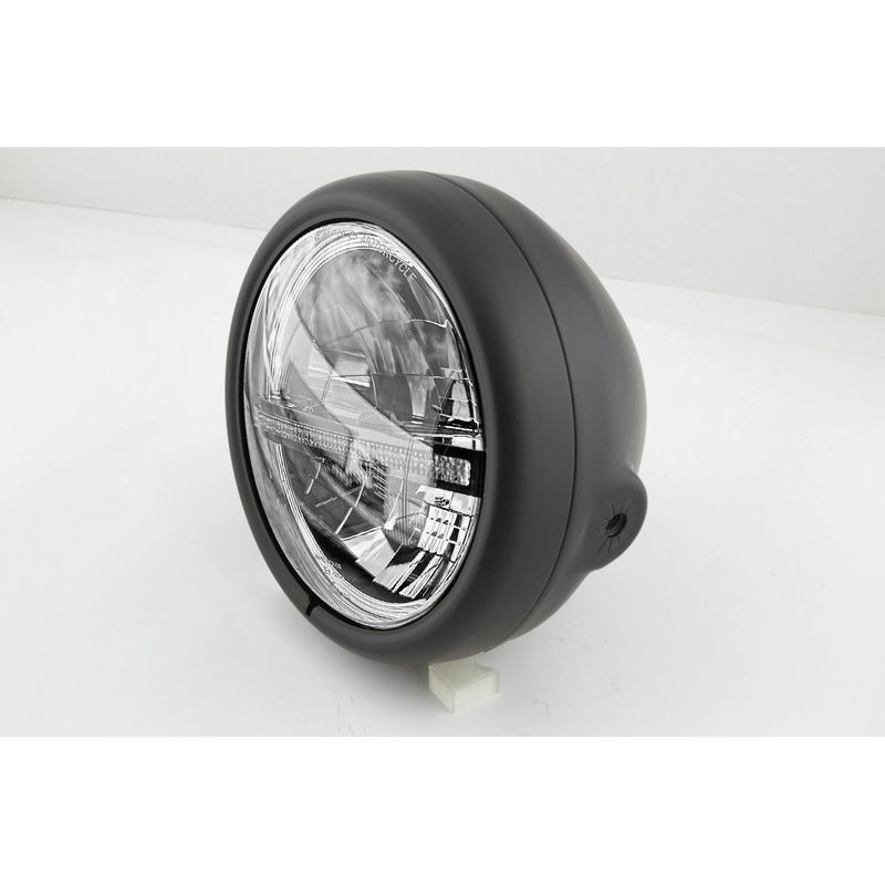 Faro delantero LED HIGHSIDER pro Pecos Type 12 - 5 3/4 inch - negro - motoscamaralweb.com