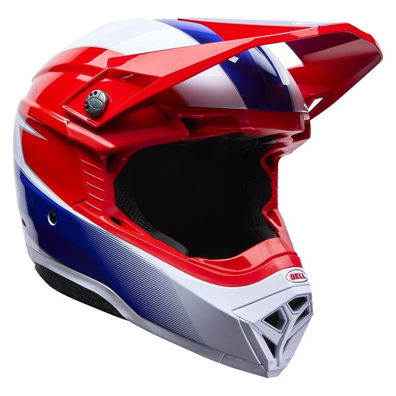Casco BELL Moto-10 Mips - Falcon Red/White - motoscamaralweb.com