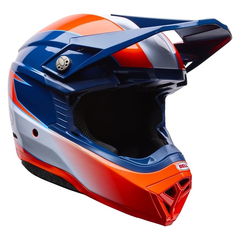 Casco BELL Moto-10 Mips - Falcon Orange/Blue - motoscamaralweb.com