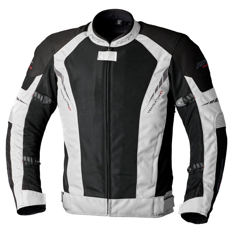 Chaqueta RST Ventilator-XT CE hombre - Plateado - motoscamaralweb.com