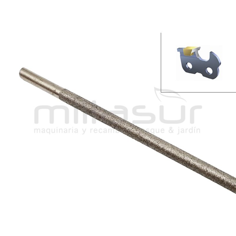 LIMA DIAMANTADA REDONDA 4 MM - APTA PARA CADENAS WIDIA - motoscamaralweb.com