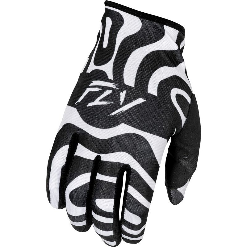 Guantes infantiles FLY RACING Lite L.E. Abyss - Blanco / Negro - motoscamaralweb.com