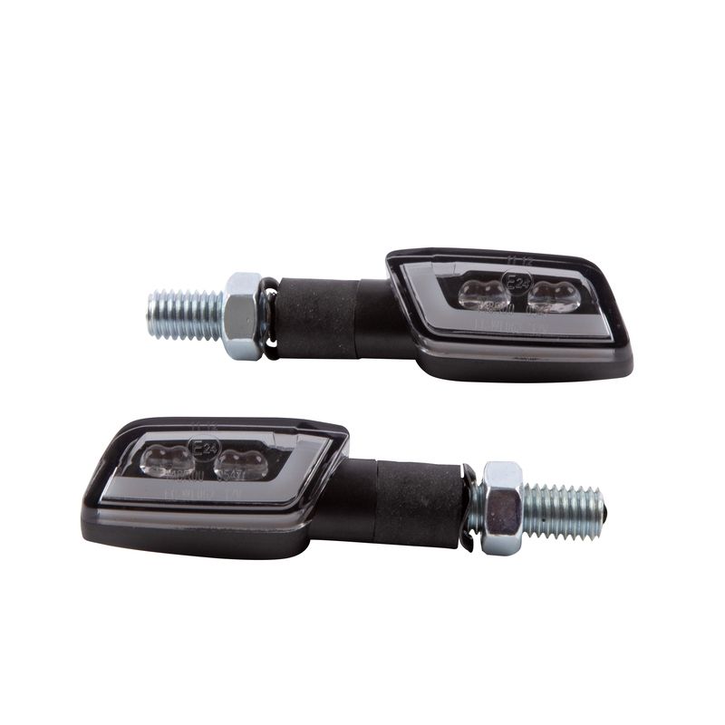 Piloto trasero/intermitente LED HIGHSIDER smart Formula-TS 3in1 - cristal ahumado - homologado E - Pareja - motoscamaralweb.com