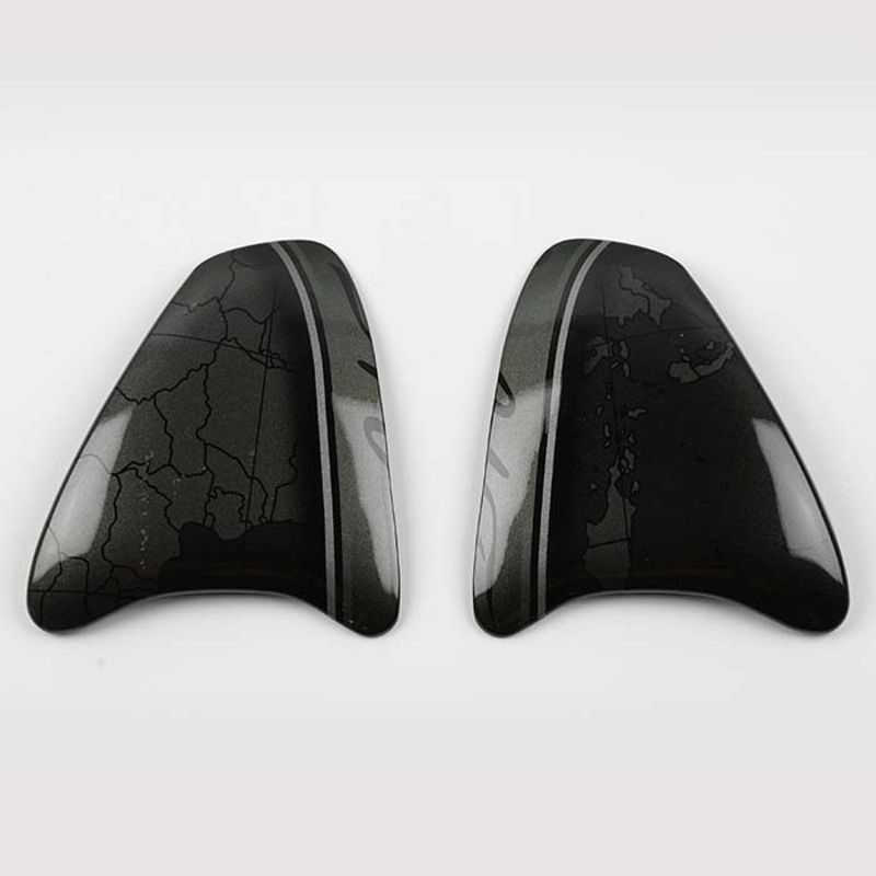 Cubiertas laterales ARAI (Sistema VAS-Z). HARADA TOUR Negro - motoscamaralweb.com