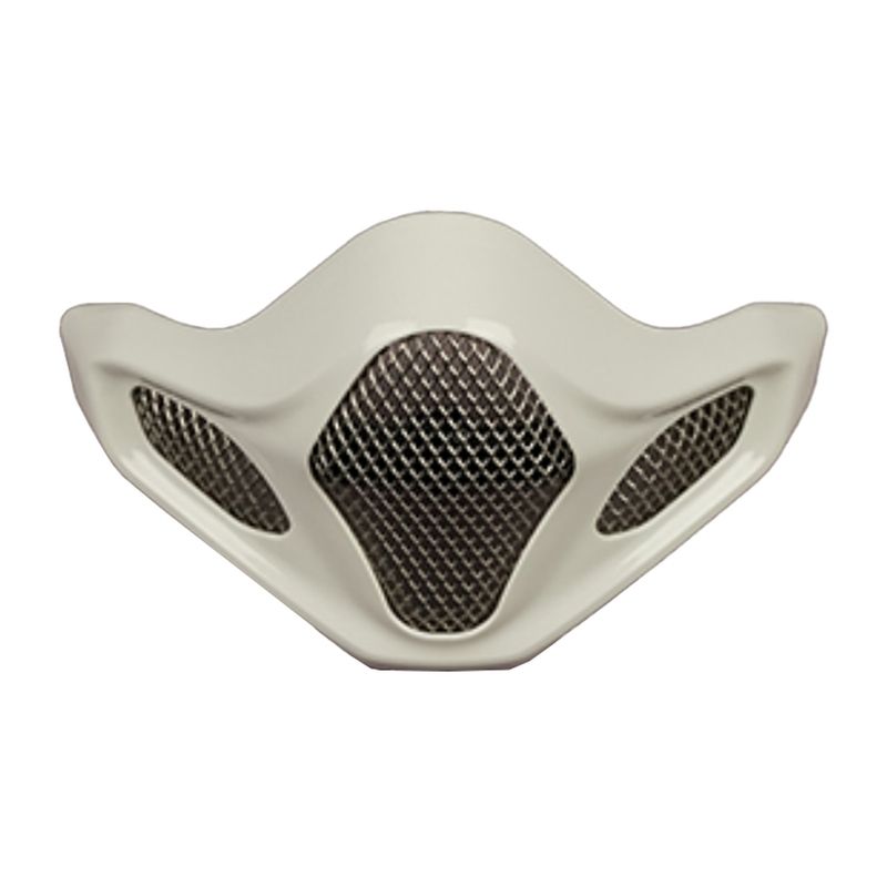 Ventilación mentonera ARAI (Casco MX-V). METALLIC Blanco - motoscamaralweb.com
