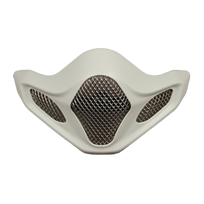 Ventilación mentonera ARAI (Casco MX-V). METALLIC Blanco Mate - motoscamaralweb.com