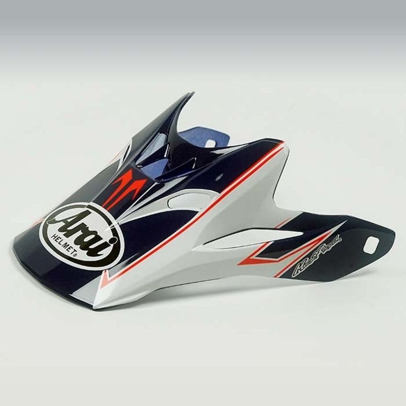 Visera ARAI (MX-V). SLY Rojo - motoscamaralweb.com