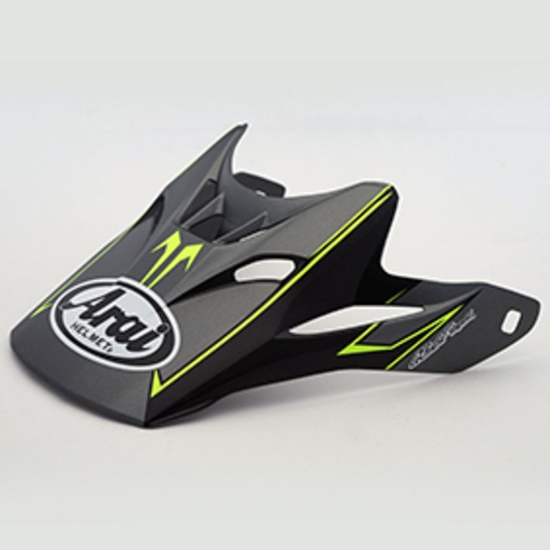 Visera ARAI (MX-V). SLY Amarillo Mate - motoscamaralweb.com