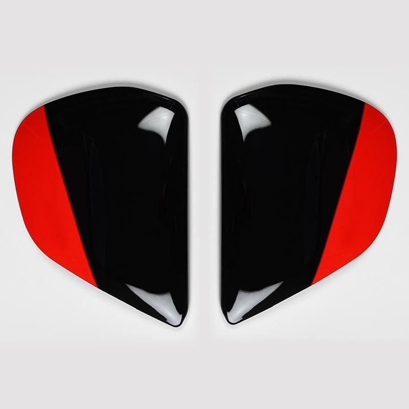 Cubiertas laterales ARAI STATEMENT Negro (Compatible sistema VAS-V) - motoscamaralweb.com