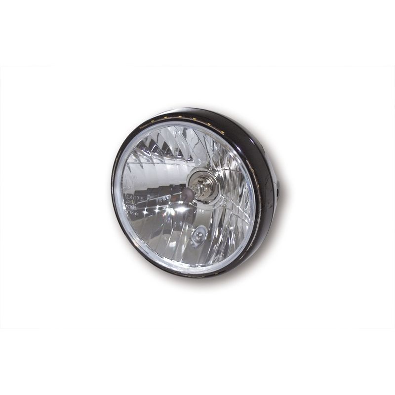 Faro delantero HIGHSIDER smart Reno 2 - 7 inch - negro - 1 pieza - motoscamaralweb.com