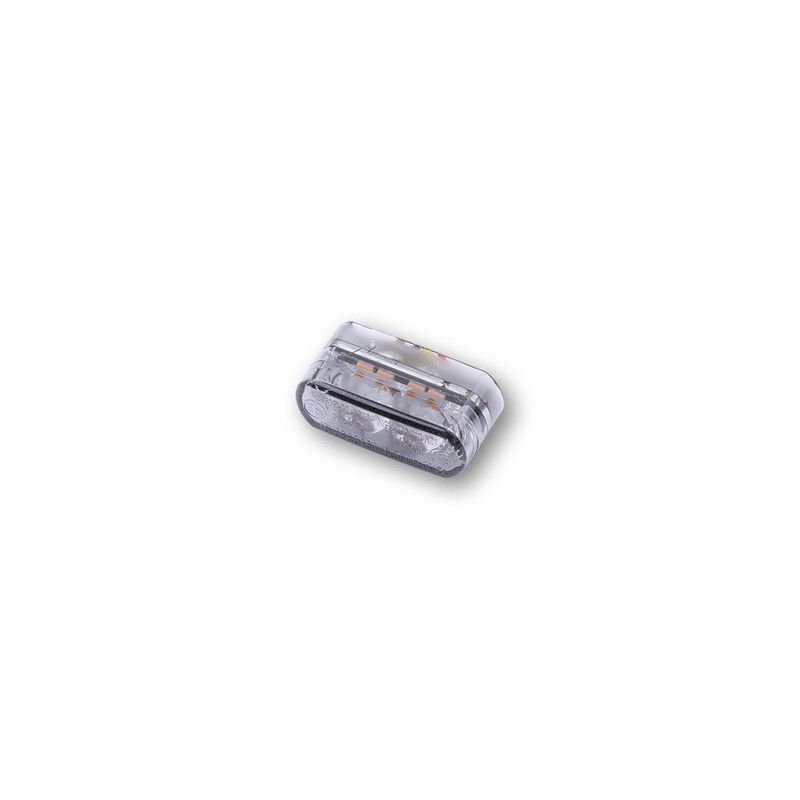 Piloto trasero/intermitente HIGHSIDER smart Module 1 Pro 3in1 - cristal ahumado - homologado E - Pareja - motoscamaralweb.com