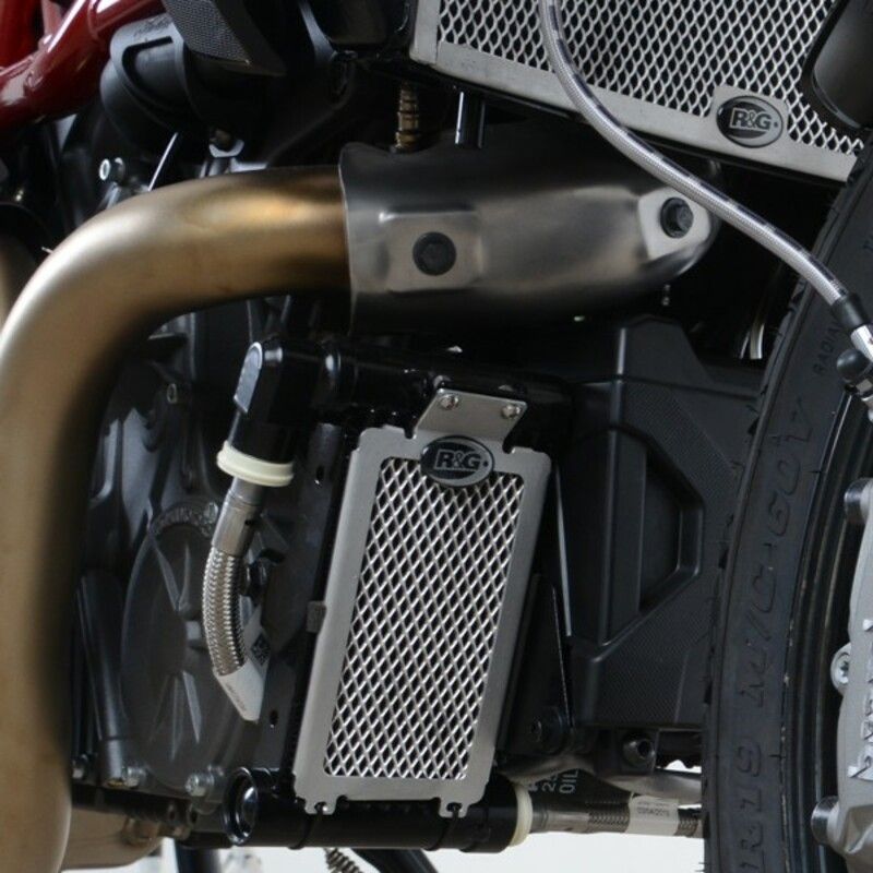 Protector de radiador de aceite R&amp;amp;G RACING - negro - motoscamaralweb.com