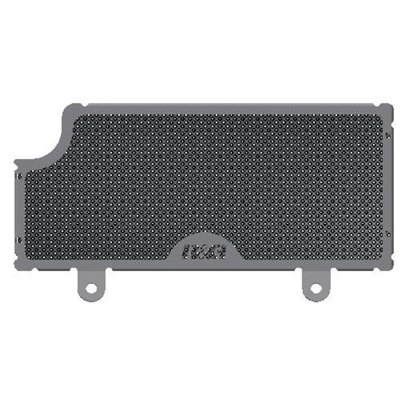 Protector de radiador de aceite R&amp;amp;G RACING - titanio - motoscamaralweb.com