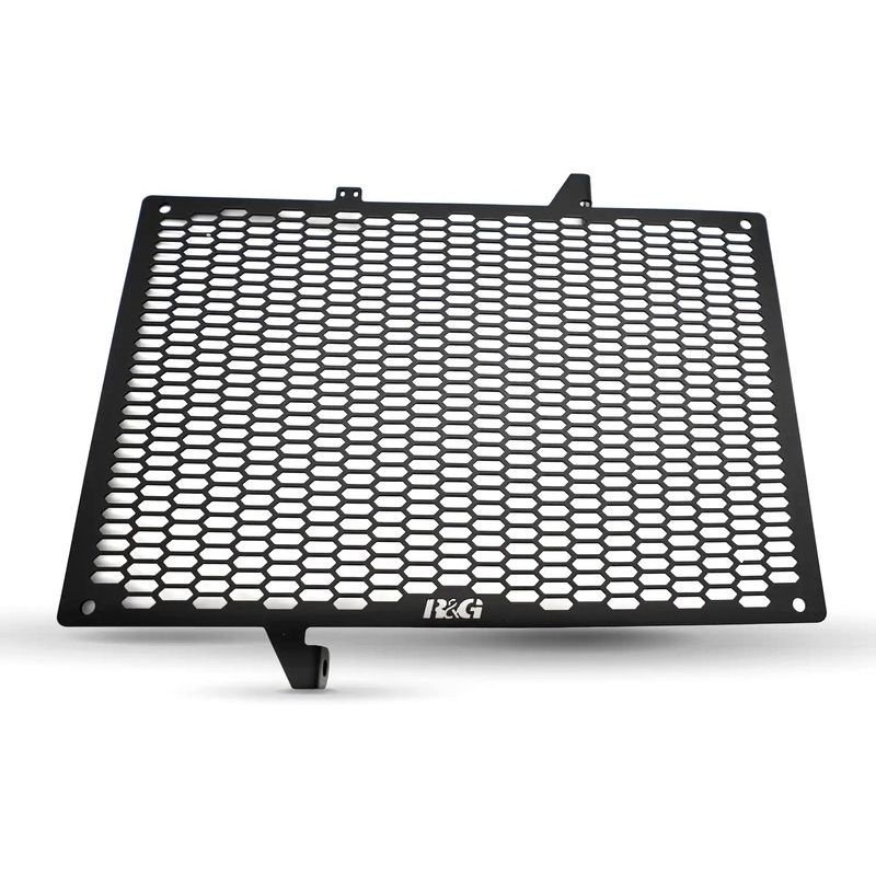 Protector de radiador R&amp;amp;G RACING Pro aluminio - negro - motoscamaralweb.com