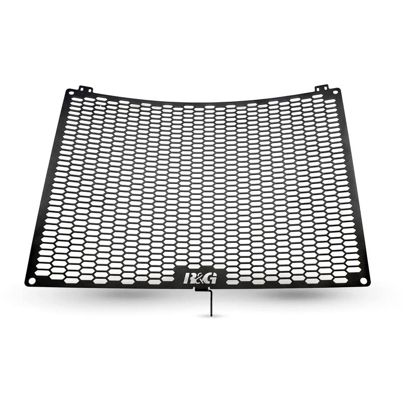 Protector de radiador R&amp;amp;G RACING Pro aluminio - negro - motoscamaralweb.com